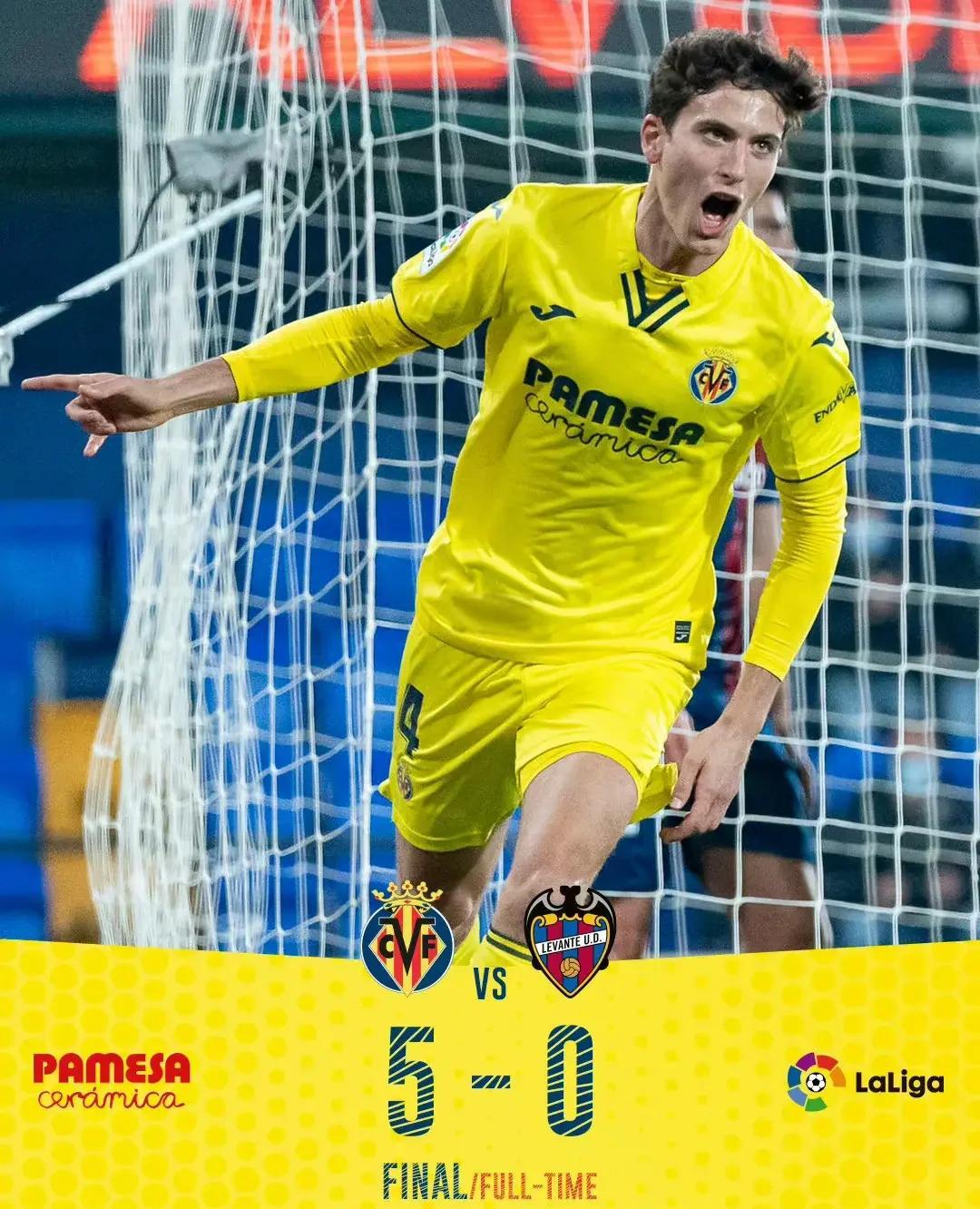 比利亚雷亚尔主场大胜,表现强劲 比利亚雷亚尔主场大胜,表现强劲