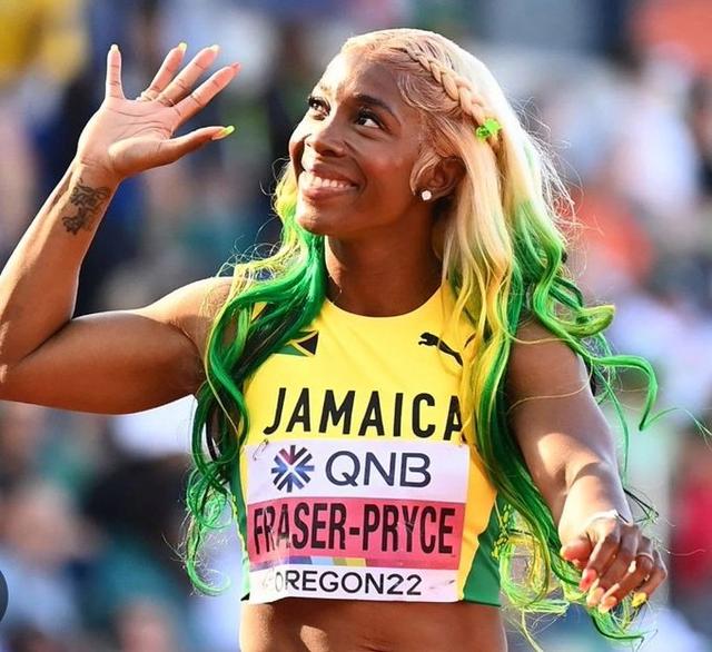 田径女子百米预赛,牙买加选手领跑晋级半决赛 田径女子百米预赛,牙买加选手领跑晋级半决赛