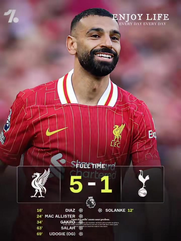 利物浦锁定冠军，红军气势如虹